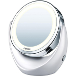 Beurer Kosmeetiline peegel BS49, 11cm, 5x suurendus, 12 LED, valge, 3 x AAA 1,5V patareid kaasas