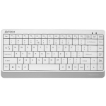 A4Tech Klaviatuur FStyler FK11 A4TKLA47119, 1.5m, USB, membraan, valge, 12 multimeedia nuppu
