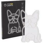 Manta SNL66WH Style Neon Lights FRENCH BULLDOG White