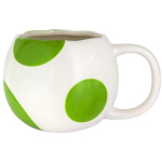 Paladone Yoshi muna kujuline kruus PP4911NN, 650ml, 510g, Roheline/Valge, ametlikult litsentseeritud Nintendo toode