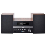 Blaupunkt Mikros&uuml;steem MS46BT, 300W, Pruun, CD, MP3, USB, AUX, FM, Bluetooth, Kaugjuhtimispult