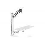 Digitus seinakinnitus LCD monitorile + klaviatuur DA-90451, 32'', 8kg, 360&deg; p&ouml;&ouml;ramine, VESA 75x75, 100x100