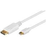 Goobay Mini DisplayPort adapterkaabel 1.2 52858, 1 m, Mini DisplayPort pistik, DisplayPort pistik, kuldkattega &uuml;hendused