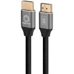 Manta HDMI kaabel HDMI-1,5MC, 1,5m, HDMI 2.1, 8K @ 60Hz, 4K @ 120Hz, 48b, eARC, kuld&uuml;hendused