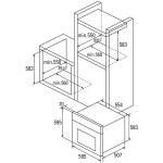 Cata Ahju MD 6106 X 07033303, 60 L, Multifunktsionaalne, AquaSmart, Puutetundlik juhtimine, Konvektsioon, 220-240 V, 2180 W