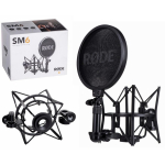 R&Oslash;DE SM6 mikrofoni tarvik, 210mm, 133mm, 682g, must, &uuml;hilduv K2, NTK, NT2000, NT2-A, NT1000, NT1-A, Procaster, Podcaster, DS1