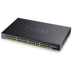 Zyxel XGS1935-52HP-EU0101F kommutaator, 48xGbE, 4xSFP+, L2/L3, PoE 375W, 176Gbit/s, 130.9Mpps, hallatav