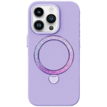 Joyroom PN-14L2 Dancing Circle &uuml;mbris iPhone 14 Pro jaoks, lilla, MagSafe, kristallid, alus