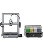 Creality Hi Combo 3D-printer, 1001010498, FDM, 260x260x300mm, 0,1-0,35mm, 300-500mm/s, 12000mm/s&sup2;, 4 v&auml;rvi, CFS, RFID