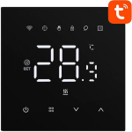 Avatto WT410-16A-B nutikas termostaat, 16A, WiFi, LED-ekraan, rakenduse juhtimine, h&auml;&auml;lejuhtimine