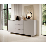 Cama Meble ALMA 400001 kummut, 180x41,5x90 cm, 2 ust, 3 sahtlit, 2 riiulit, kameež, matt