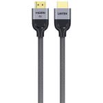 Unitek C11093RGY01-3M HDMI-kaabel, 3m, 48 Gbit/s, 8K, HDMI 2.1, sirge, kullatud kontaktid, must