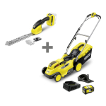 Akuga muruniiduk + muruk&auml;&auml;rid LMO 18-36 AKUKOMPLEKT + GSH 18-20 9.791-563.0 KARCHER