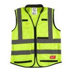 PREMIUM KLASES ATSTAROJO&Scaron;Ā VESTE, PREMIUM HIGH-VISIBILITY VEST YELLOW - L/XL, 4932471896 MILWAUKEE