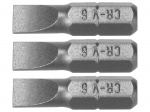 SCREWDRIVER BITS 1/4 25MM, 6MM 3 PCS 65482 STHOR