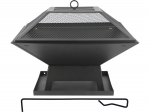 Lund Tuleauk 99715, 45x45cm, 11cm, 0.7mm, 0.7mm, must, komplektis tuleauk, pokker, tuhkade