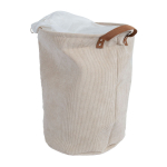 Veļas grozs LIDO LEO D38xH48cm, bē&scaron;s 88551