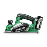 Bezvadu plānotājs HIKOKI P18DSLWPZ, 18 V, 82 mm plāno&scaron;anas platums, 2 mm grie&scaron;anas dziļums
