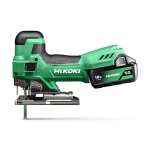 Bezvadu līnijas zāģis HIKOKI CJ18DBWPZ, 18 V, 3 režīmi, LED gaisma, ātra asmens maiņa