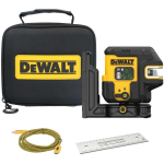 Dewalt Ristl&otilde;ike laseritase DCLE14251GB-XJ, Roheline kiir, T&auml;psus +/- 3mm 10m, T&ouml;&ouml;ulatus 20m, IP65, Aku 8 tundi