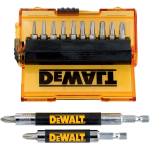 Dewalt kruvikeerajate komplekt DT71570-QZ 14 tk, 25mm kruvikeerajad, 2 x juhendit, 12" pikendus, kompaktne kott