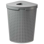 Nhg Pesukorv 2734244, 62l, 500mm, 395mm, 640mm, kolmnurkne, hall