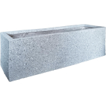 Besk lillepott 9115008, 650mm, 180mm, 200mm, ristk&uuml;lik, hall, klaaskiud