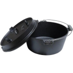 Ketler Malmist pot 9129968, 13 l, 37 cm, must, kaanega, toiduvalmistamiseks tulel