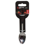 Ketler magustoidu lusikas Roma 9156216, 134mm, 17g, h&otilde;bedane v&auml;rv, klassikaline disain, 3 tk.