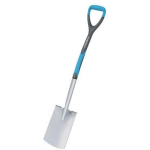 Haterra Aed-labidas 9136034, 110cm, 180mm, metall, metall/plastik, D-kujuline k&auml;epide