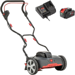 Al-Ko Akutoitega muruniiduk 114176, 38 cm, 18 V/36 V, 4 Ah, 300 m&sup2;, 14&ndash;35 mm, kontaktituks terad, k&otilde;rguse reguleerimine