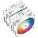 Deepcool Protsessorijahuti AG620 WH ARGB R-AG620-WHANMN-G-2, 260 W TDP, 67.88 cfm, PWM tugi, 6 soojus toru, RGB