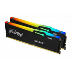 Kingston M&auml;lukomplekt KF560C36BBE2AK2-64, 64 GB (2x32), DDR5, 6000 MHz, buferdamata, soojuse hajuti, RGB