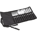 Easy Camp Perekonna s&ouml;&ouml;giriistade komplekt 680281, 12 tk, roostevaba teras, 4 nuga, 4 kahvlit, 4 lusikat, hoiukott