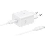Samsung Adapter EP-T4511XWEGEU, 45W, USB Type-C, valge, 100-240V, 5V, 9V, 15V, 20V, 1.80m kaabel, turvalisus