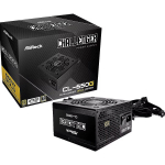 Asrock Toiteallikas ASRock Challenger Gold 650W CL-650G, 650 W, 100-240 V, 50-60 Hz, 80 PLUS Kuld, 1 ventilaator, must