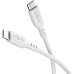 Goobay USB-C Silikoonkaabel 77743, 1.5m, 60W PD, 480 Mbps, valge