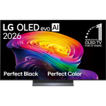 LG OLED55C61LA teler, 55", 139cm, 4K UHD, OLED evo AI, nutitelefon, webOS, 0.1ms, 4xHDMI, 2xUSB, Wi-Fi, Bluetooth, HDR10, must