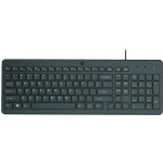 HP 150 juhtmega klaviatuur 664R5AA, USB Type-A, 1m, t&auml;issuuruses, mehaanilised klahvid, QWERTY, must