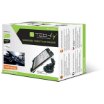 Techly I-TABLET-VENT universaalne autoalus tahvelarvutile 7-10.1", passiivne, 353g, kumm/ABS, must