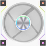 DarkFlash DM20 LINE Cooling Fan (White)