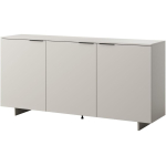 Cama Meble ALMA 400002 kummut, 180x41,5x90cm, 3 ust, 3 riiulit, lamineeritud puitlaastplaat, matt, kameež