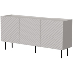 Cama Meble LUCCA 3D kummut 490384, 165x40x80 cm, kashmiriv&auml;rv, 3 ust, 3 riiulit, lamineeritud puitlaastplaat, matt viimistlus