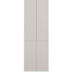 Top E Shop NEL vannitoakapp DD 1K, M-MP-SL-NEL-1K/DD-KASZ, 600x300x1740mm, 4 ust, 5 riiulit, vabalt seisev, matt, lamineeritud