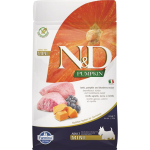 FARMINA N&D Pumpkin Dog Lamb & Blueberry Adult Mini, kuiv koeratoid, 800g, 28% valku, 18% rasva, teraviljavaba