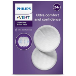 Philips Avent &uuml;hekordsed rinnakaitsmed SCF254/24, 24 tk, 130x2 mm, eriti imavad, lekkekindlad, hingavad