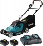 Akuga muruniiduk 2x18V, 2x4Ah, 38cm, 12-75mm, DLM382CM2 MAKITA