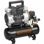 &Otilde;livaba kompressor 6L, 8BAR, 0,75KW, B2BB104BND359 BLACK&DECKER