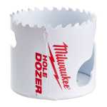 HOLE DOZER&trade; DIVMETĀLA GREDZENZĀĢI, HOLE DOZER HOLESAW - 56 MM - 1 PC, 49560129 MILWAUKEE