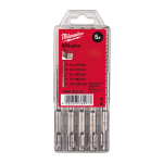 SDS-PLUS M2 URBJI - 2 GRIEZĒJ&Scaron;ĶAUTNES, SDS-PLUS M2 SET - 5 PCS, 4932352338 MILWAUKEE